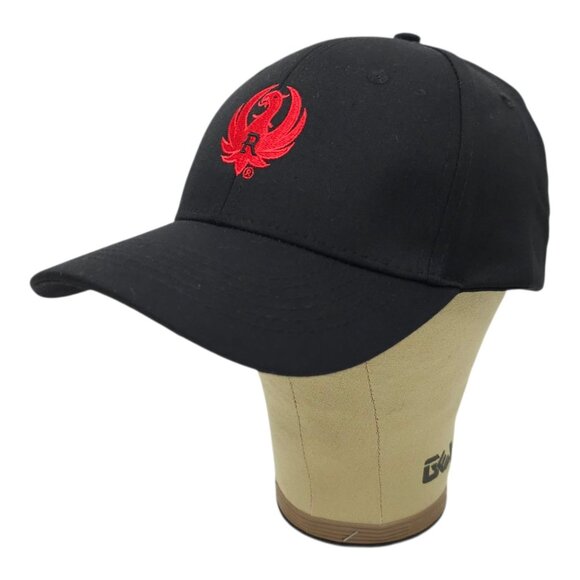Ruger Embroidered Red Logo Strapback Cap Trucker Baseball Hat NWOT - Picture 2 of 14